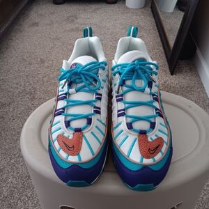 Nike Men's Air Max 98 - Blue and White